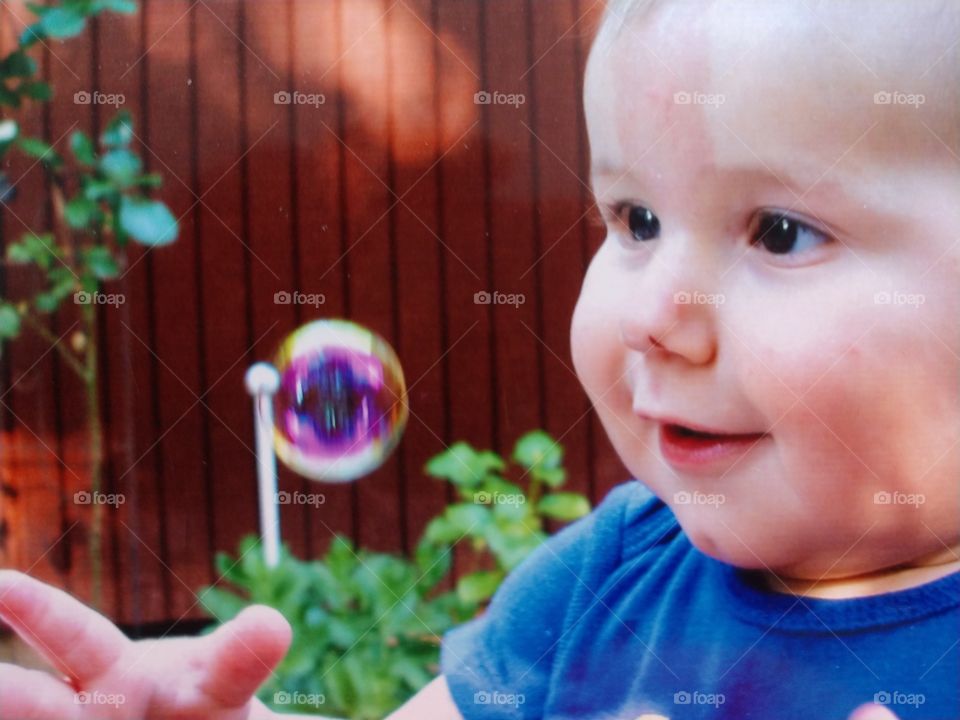 baby boy bubble