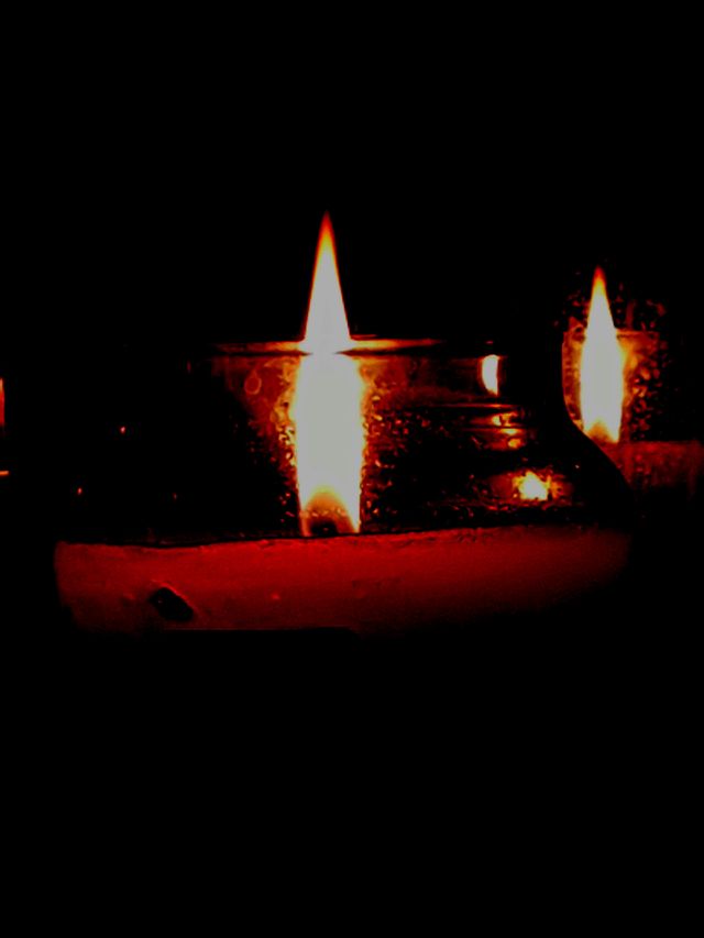 wet candle