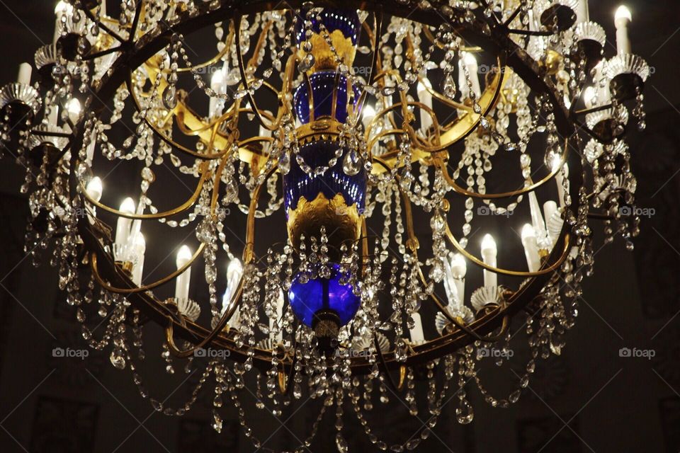 Dramatic chandelier