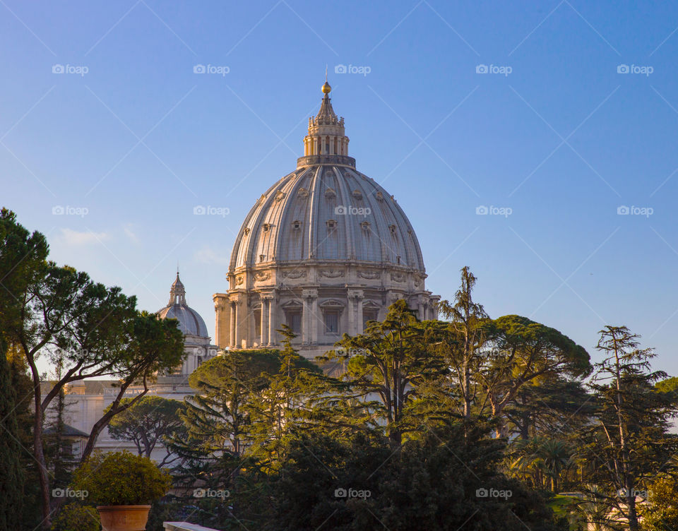 St. Peter's Basilica in the morning light