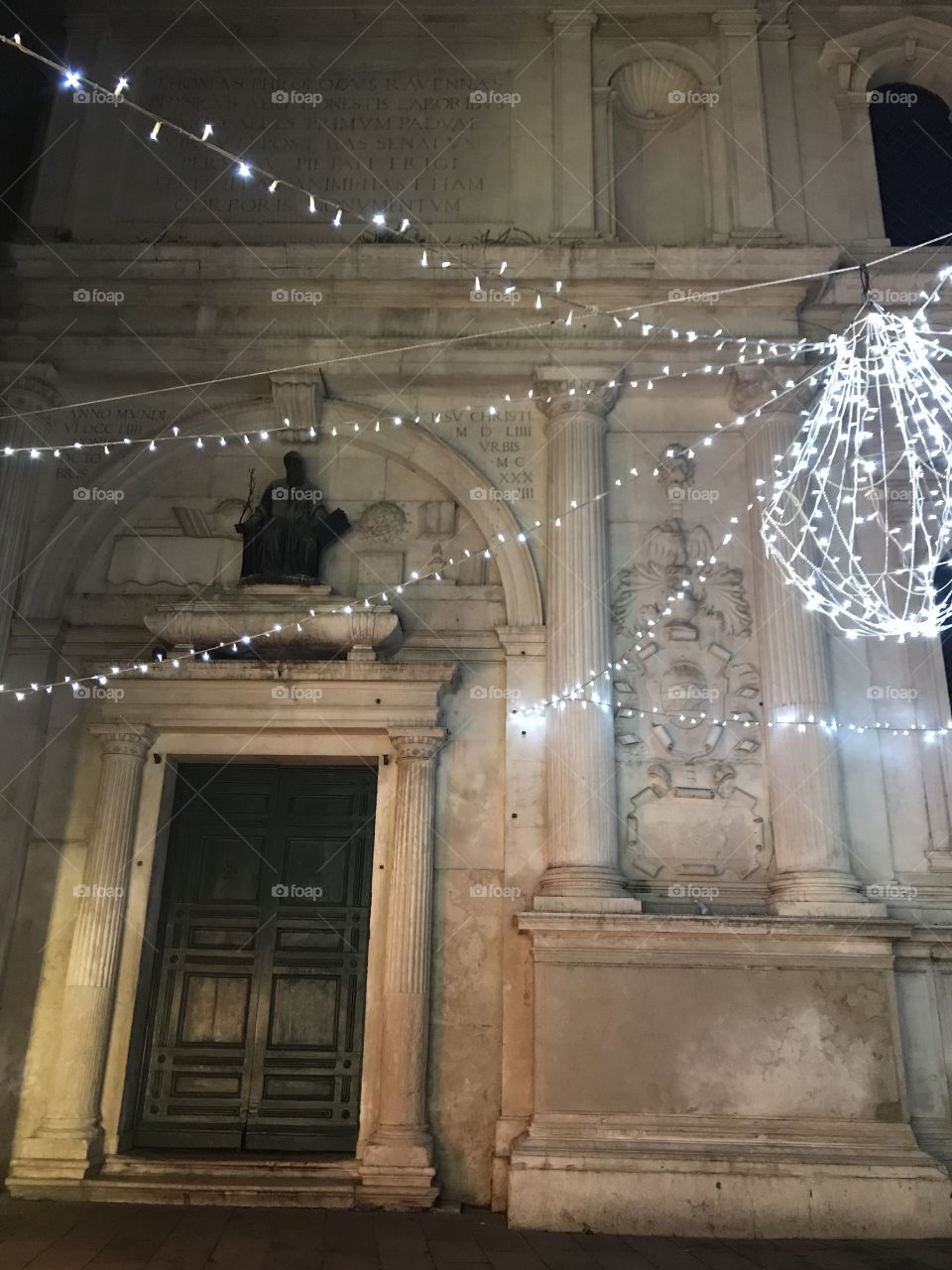 Lumières de Noël à Venise 