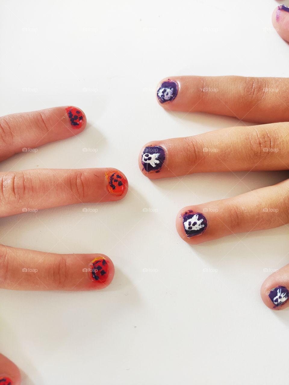 Halloween Nail polish for little hands