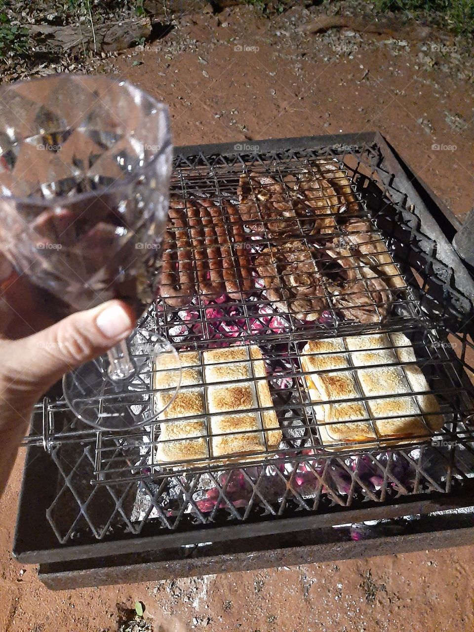 Relax in SA with wine, meat and sandwiches.