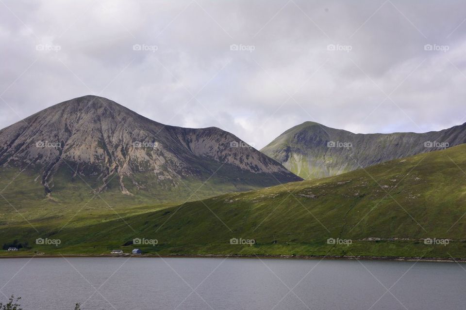 scotland mountains isle of sky by faabix