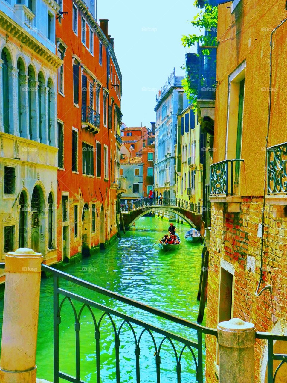 Beautiful colourful Venice