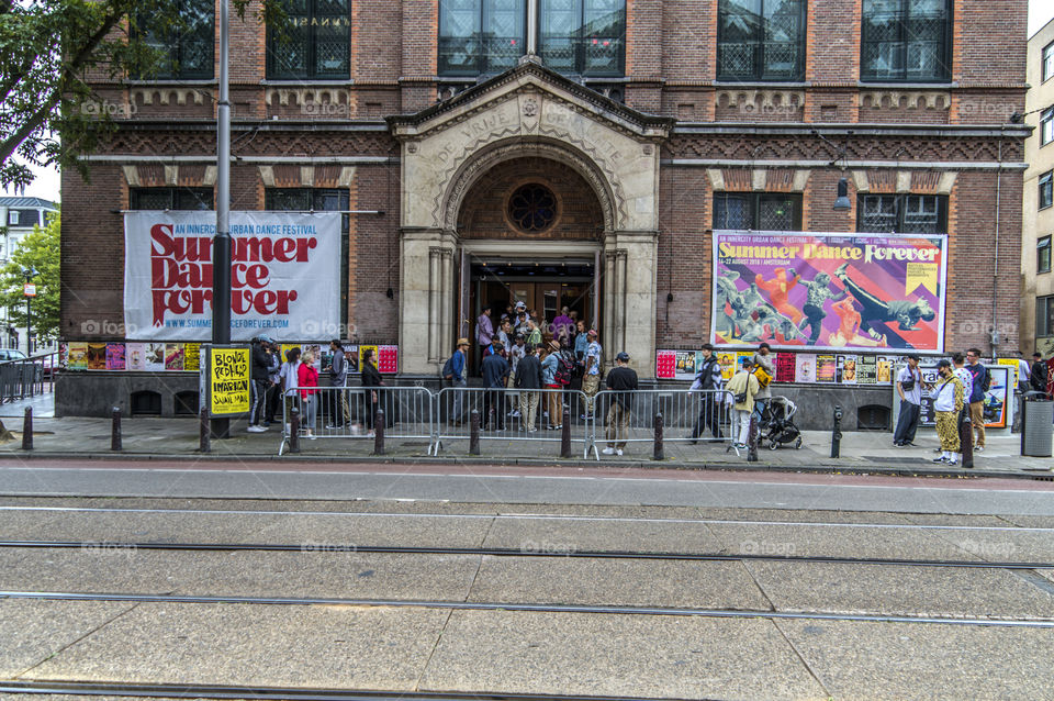 Paradiso Building At Amsterdam The Netherlands 2018. Summer Forever Festival