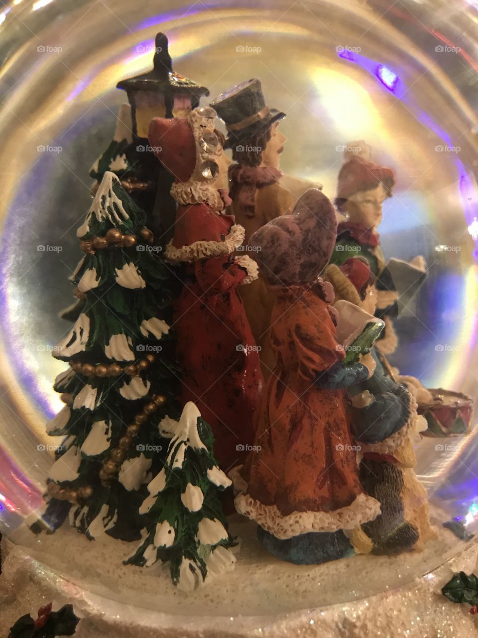 Christmas snow globe