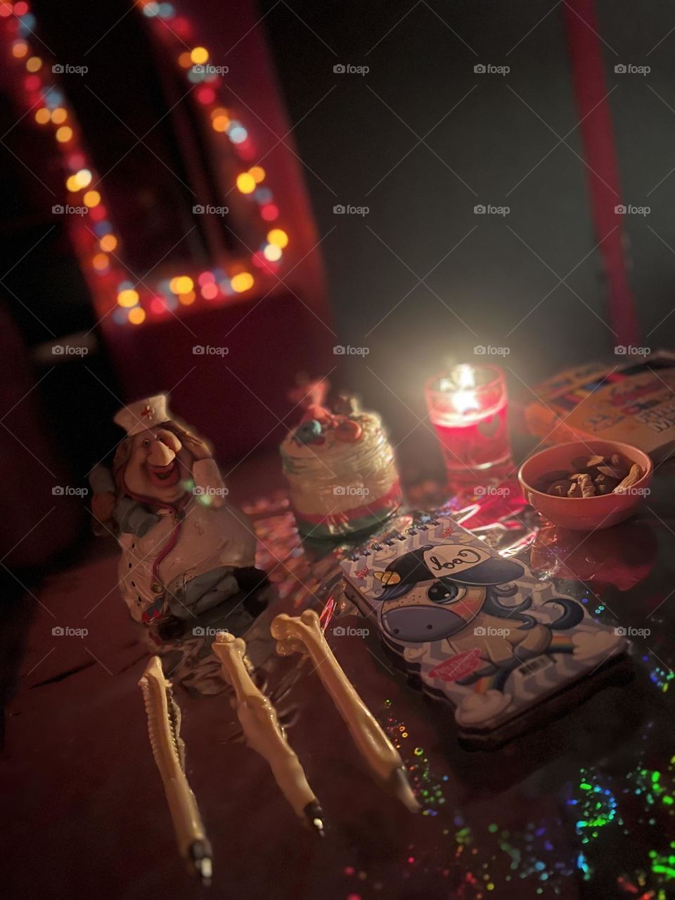 My desk and meditation space