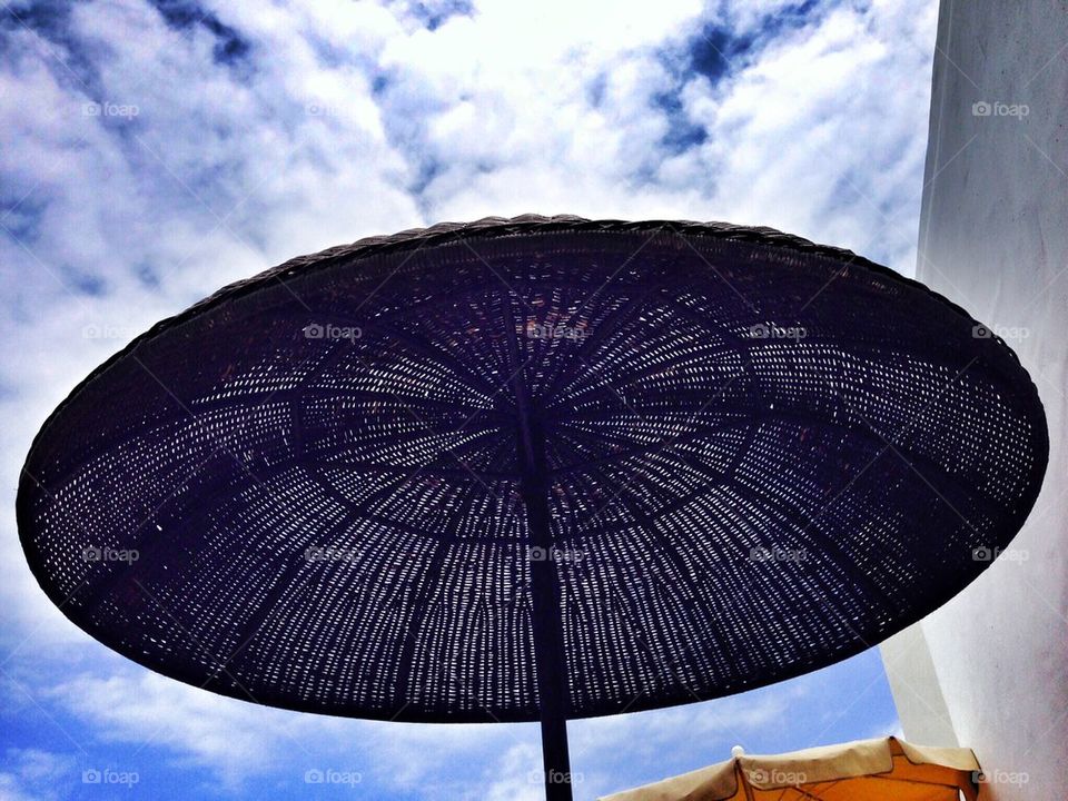 Parasol in the sunshine