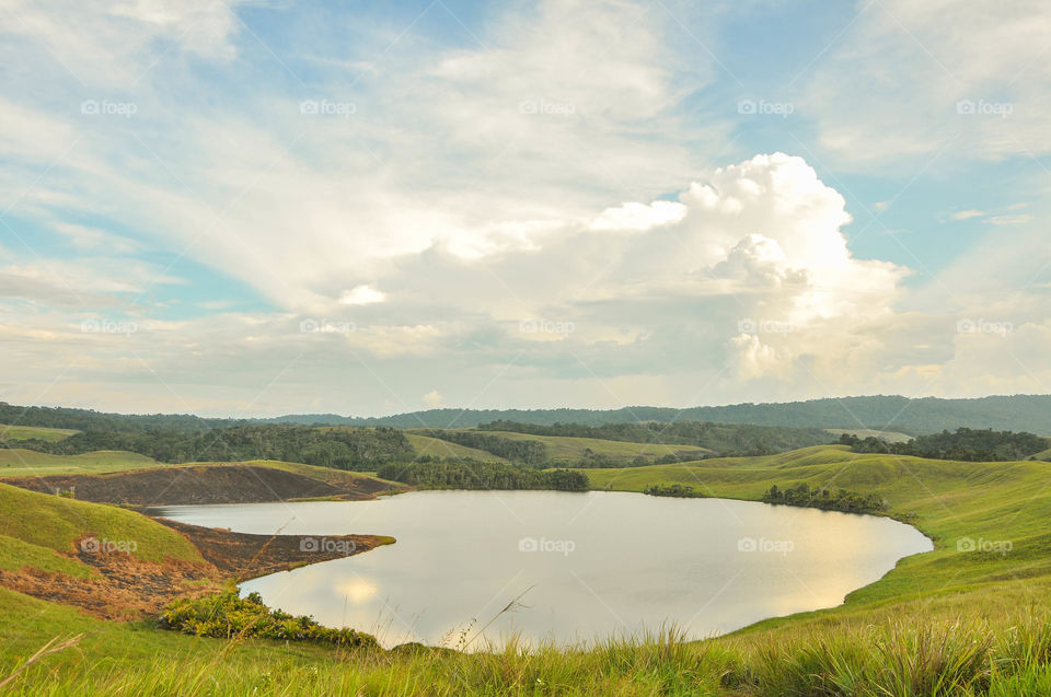 Do you ever see love lake? 
This lake is in Jayapura, Papua