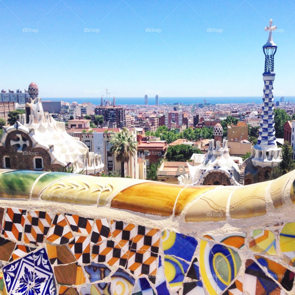 View from Barcelona's Parc Güell