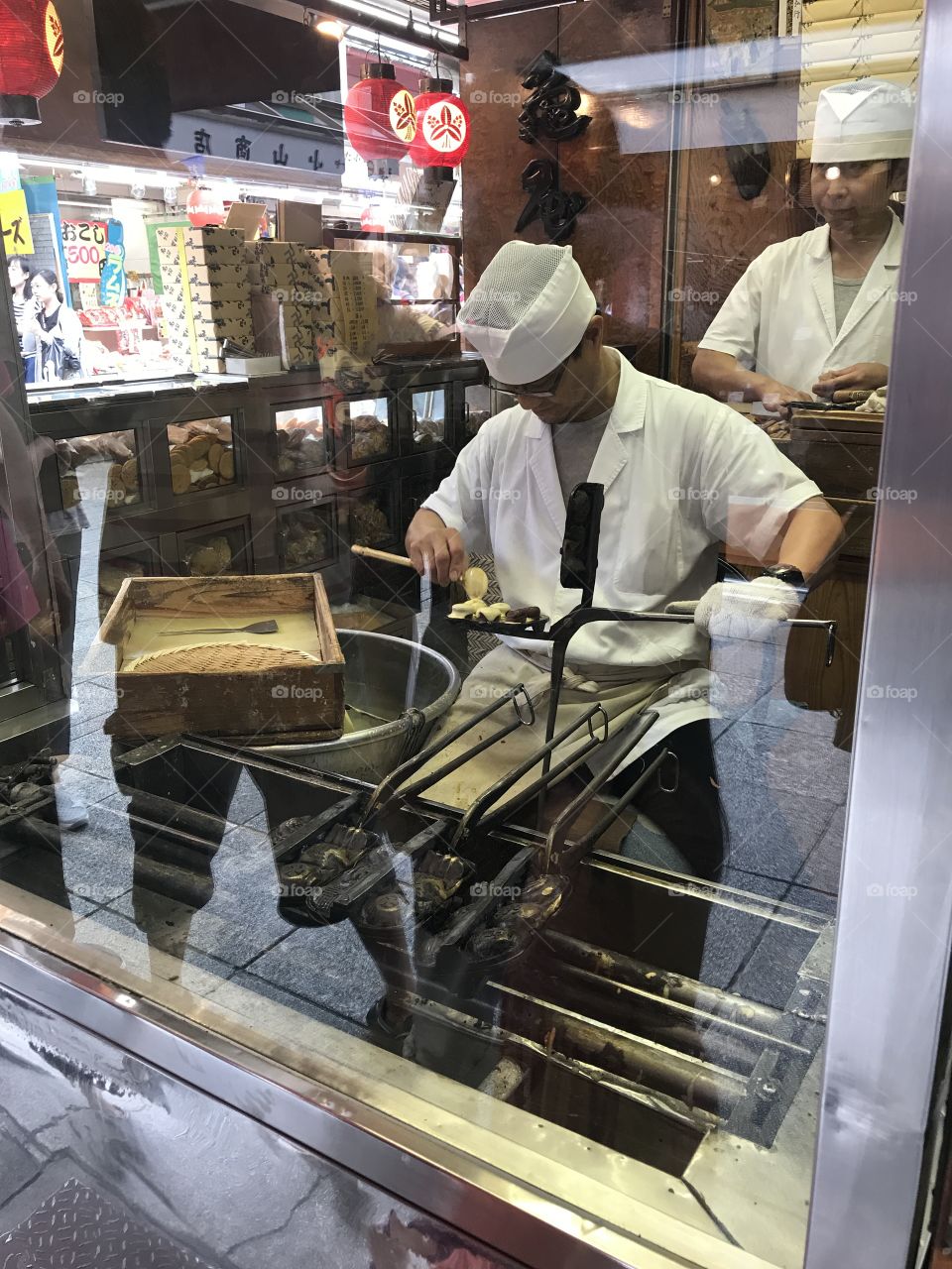 Japanese Street food being made ...