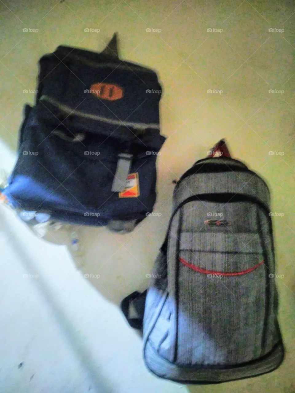 Two bags hanging