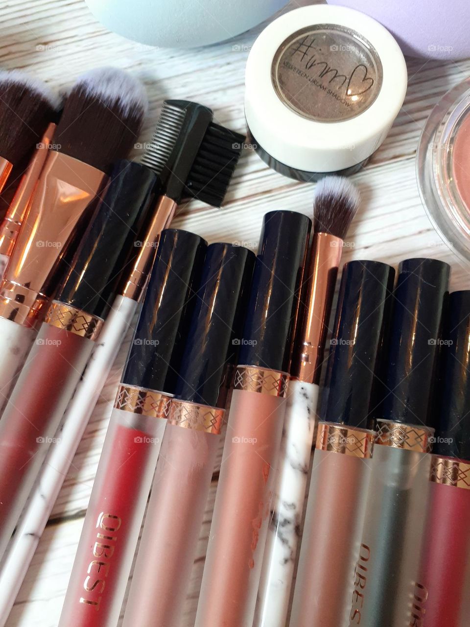 I love makeup. Some of my favorite beauty products are lip color, blush and eyeshadow.