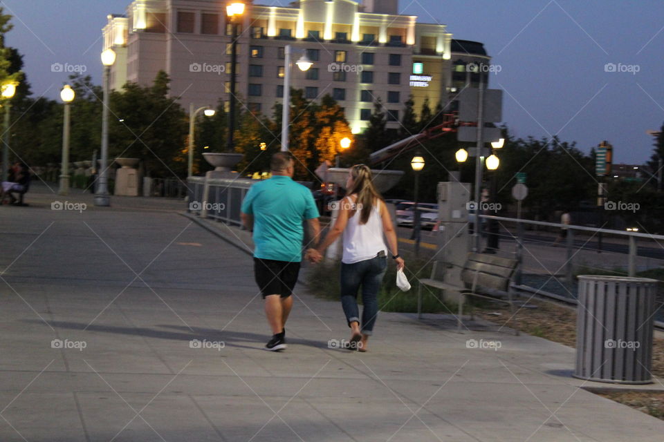 lovers holding hands