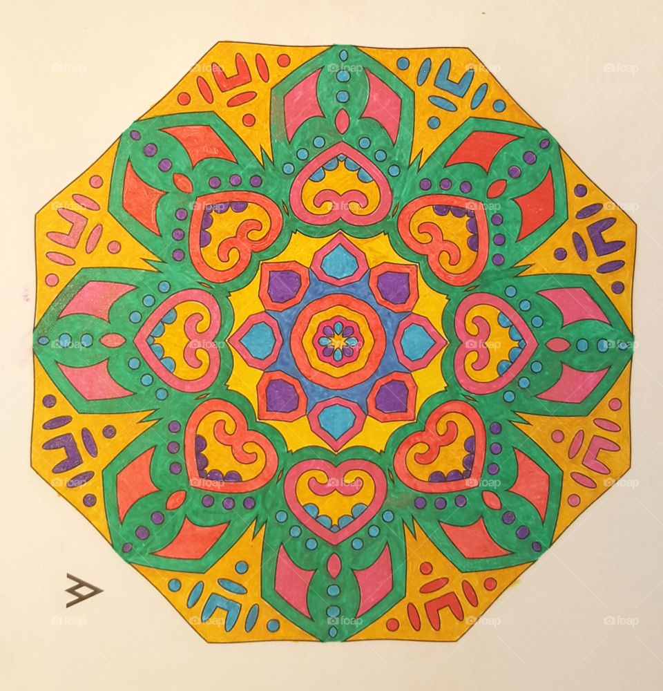 Mandala de colores
