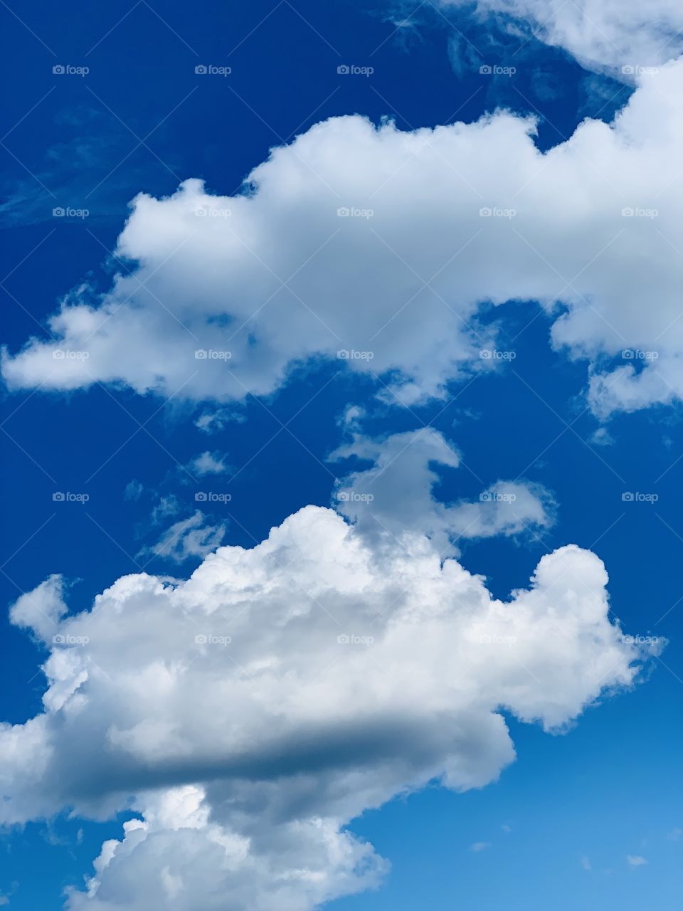 Clouds on a beautiful day