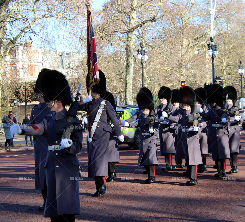 Changing The Guard at Buckingham Palace 2019