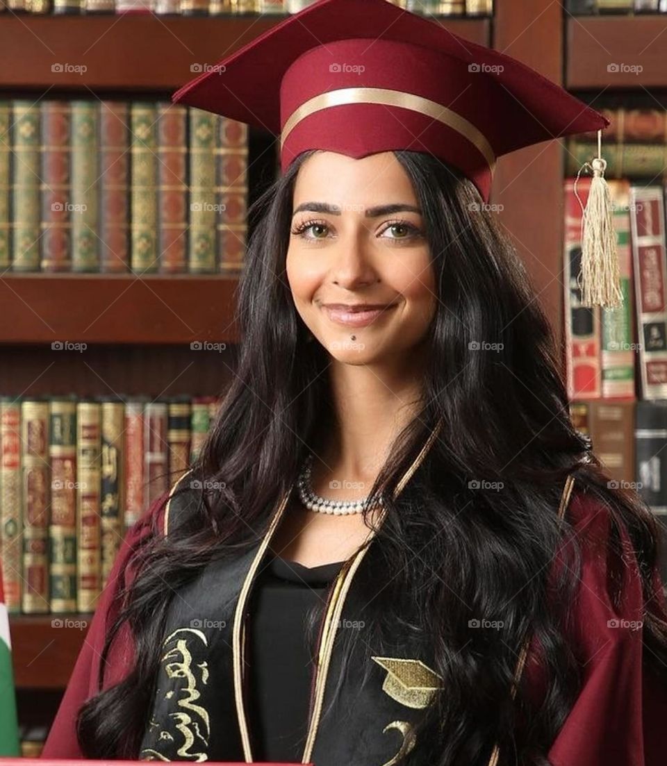 This is the beauty of Middle East - well-mannered and educated girl