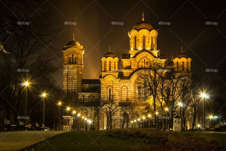 St Marco church in Belgrade.
