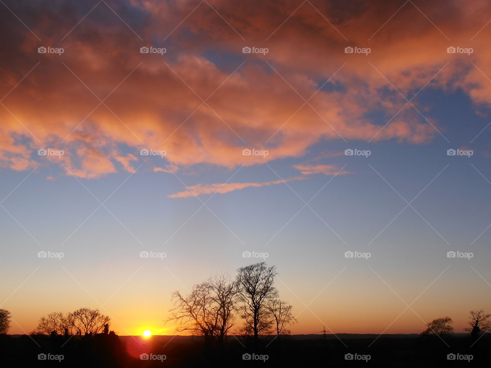 The Sky At Sunset