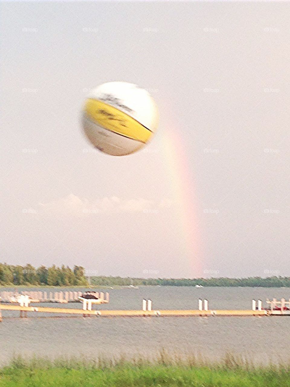 Volleyball rainbow