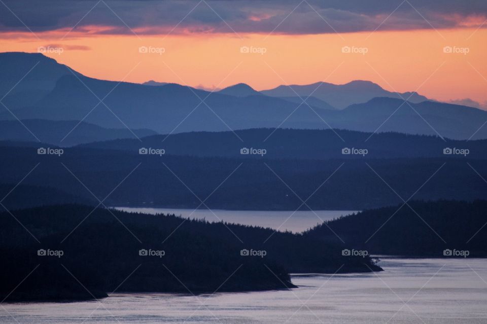 San Juan Islands sunset