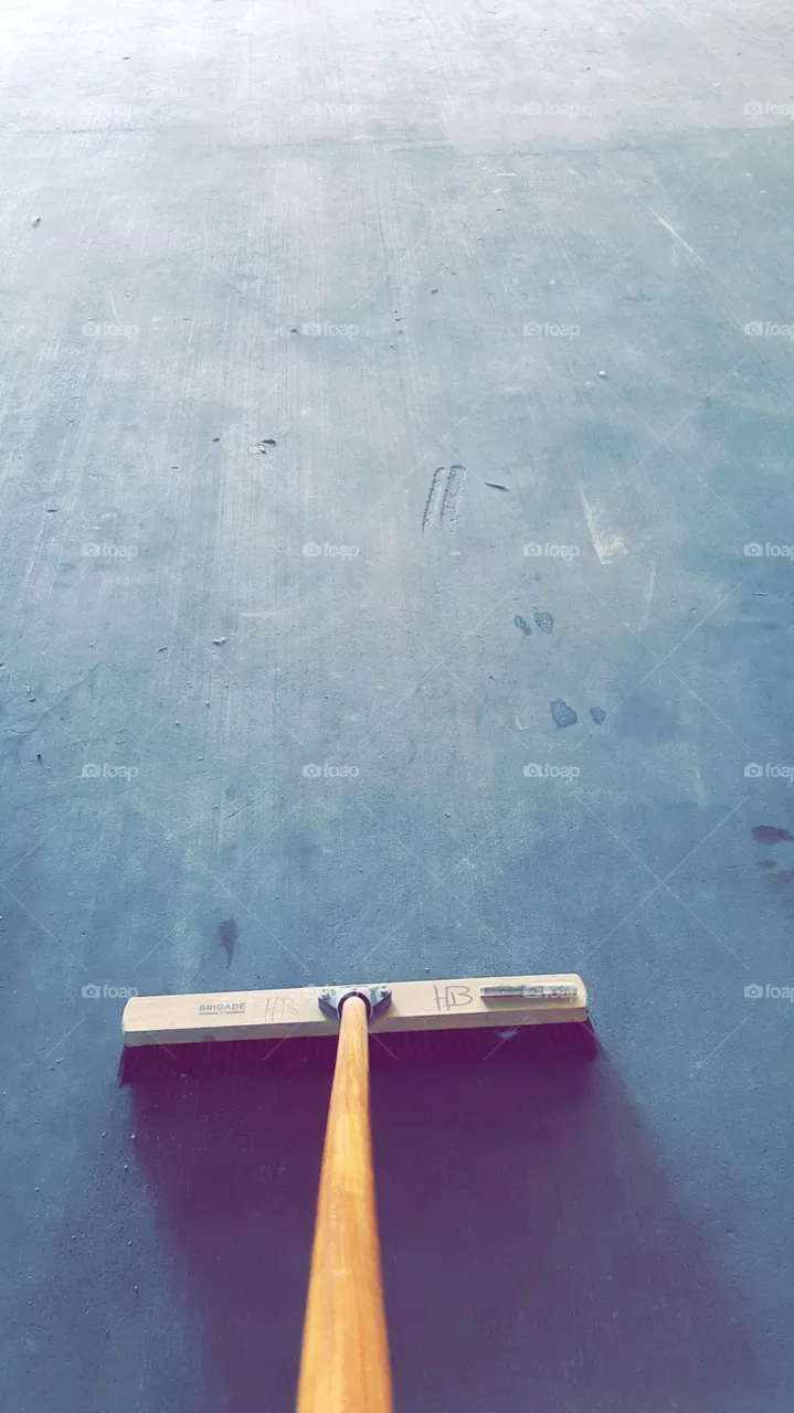 sweeping