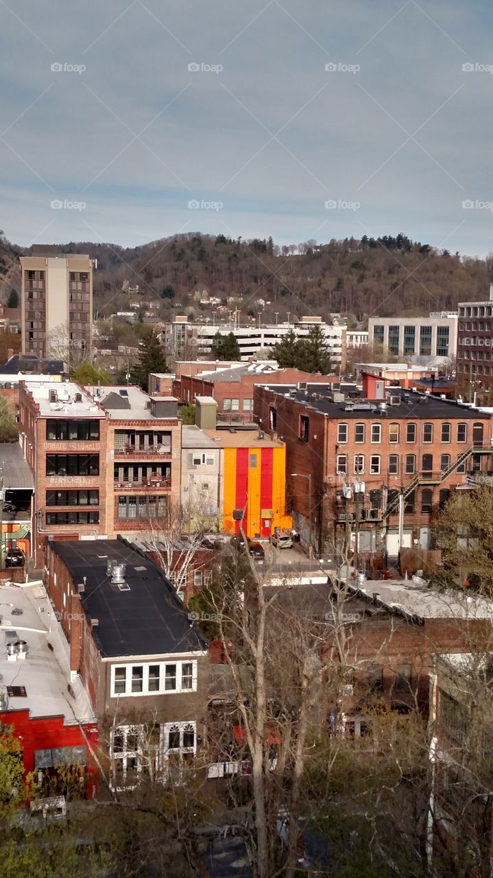 Downtown area Asheville North Carolina