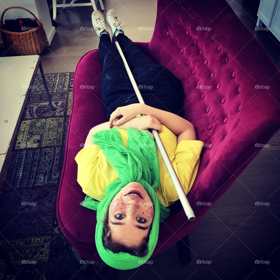 The easter witch is resting 