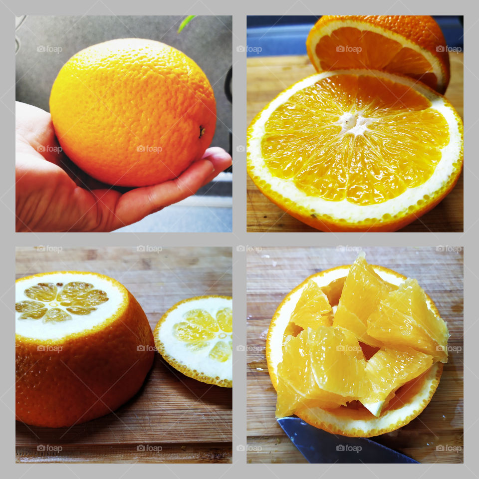 4 stages of orange