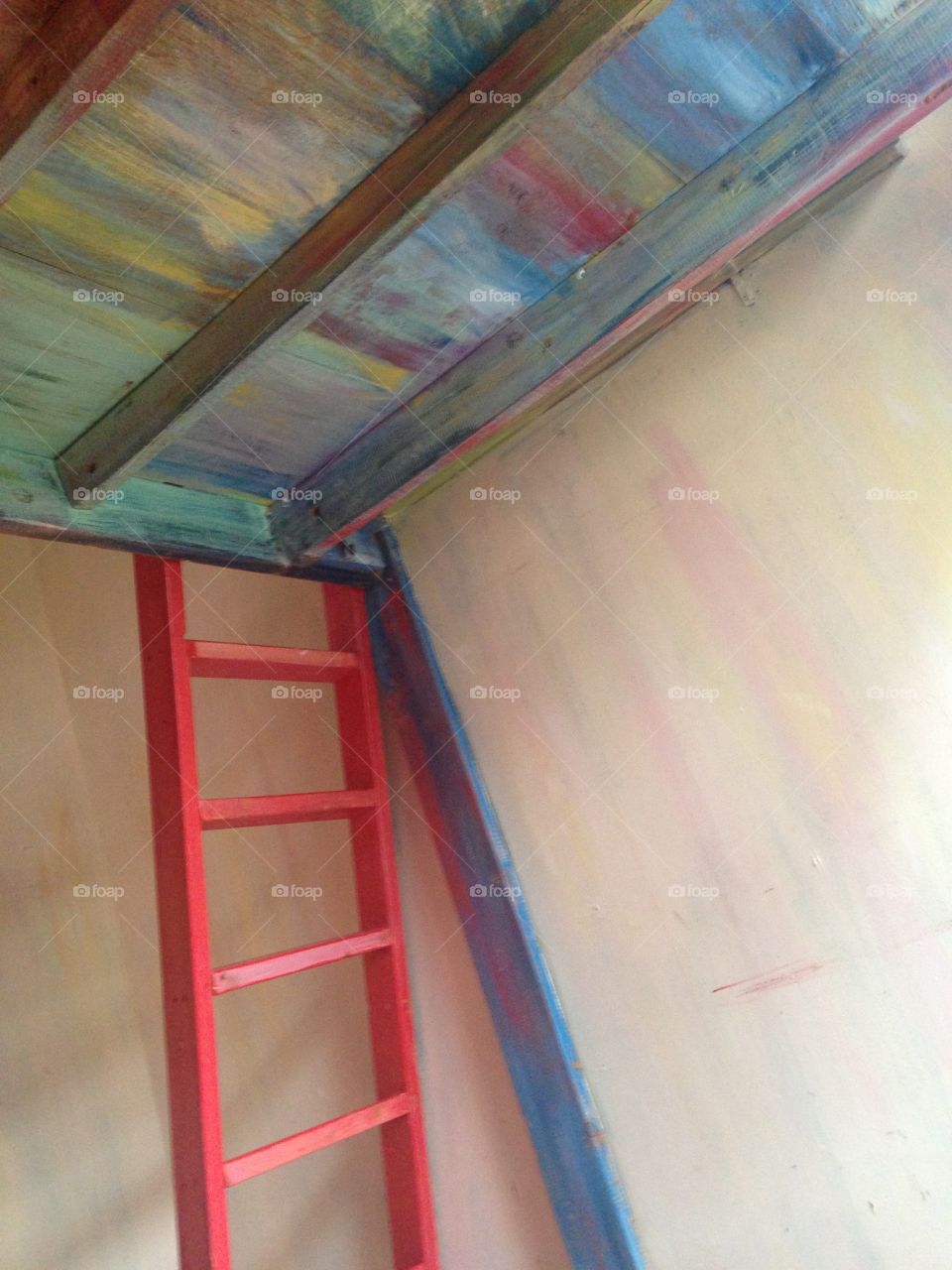 Up the ladder, to the loft