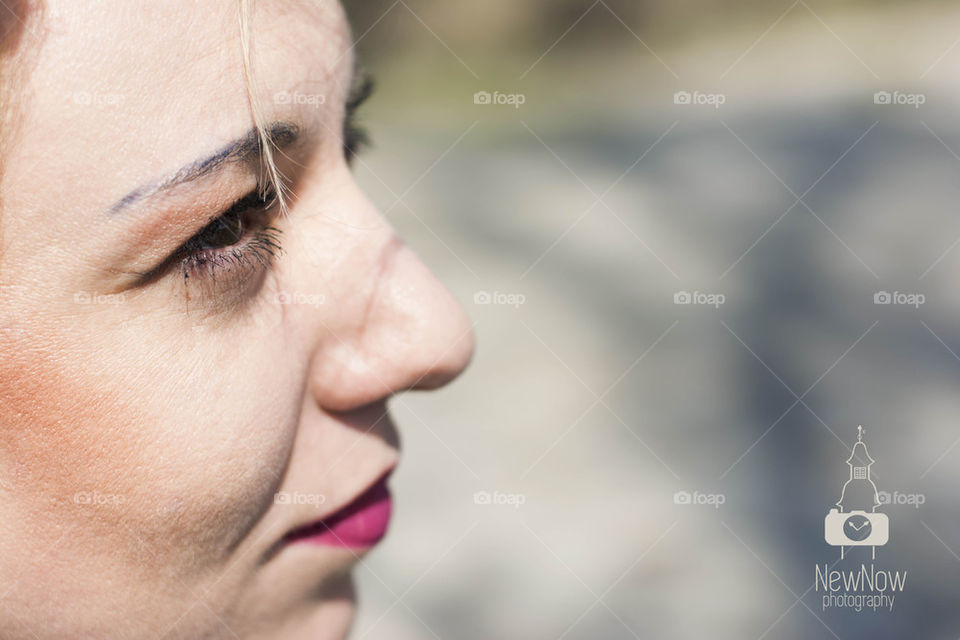 girl face close up