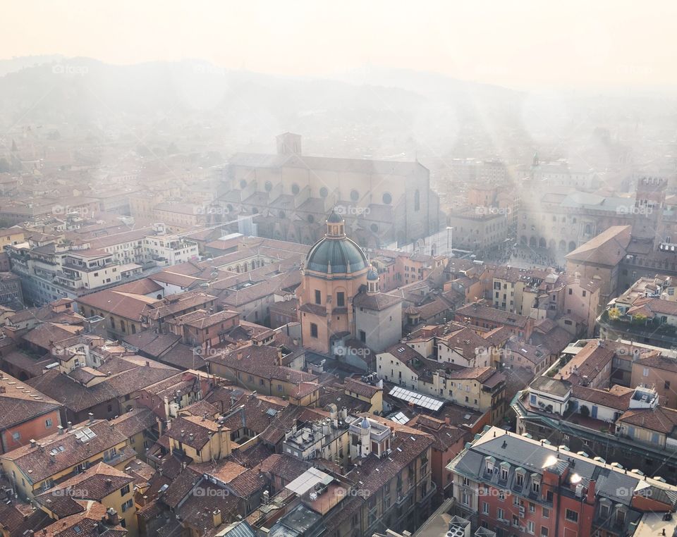 Bologna, Italy. View from the tower.