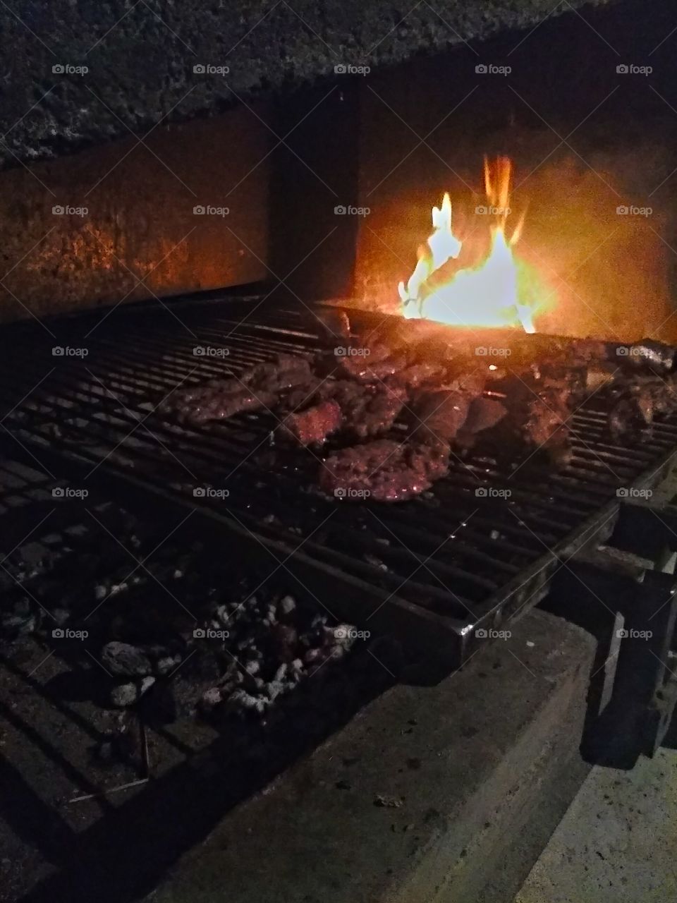 Fuoco e cibo