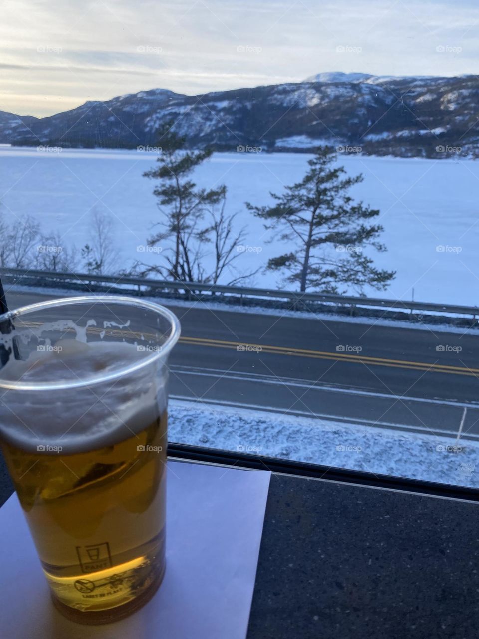 Pint with a view