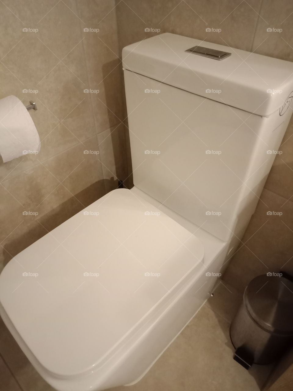a modern toilet