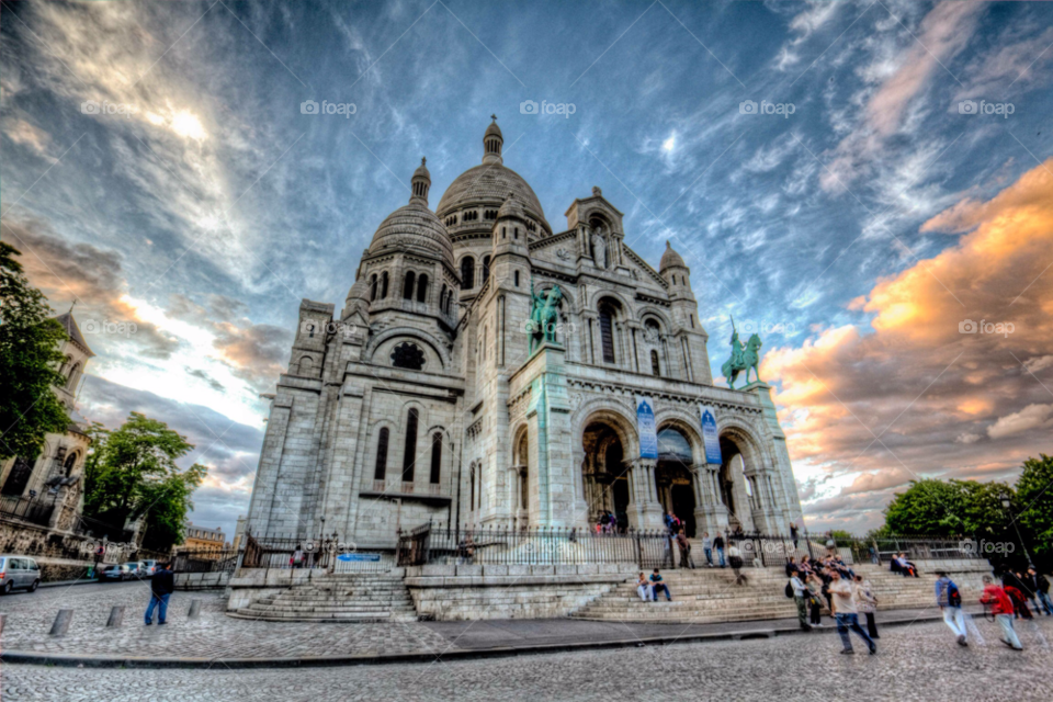 sunset church france attraction by paulcowell