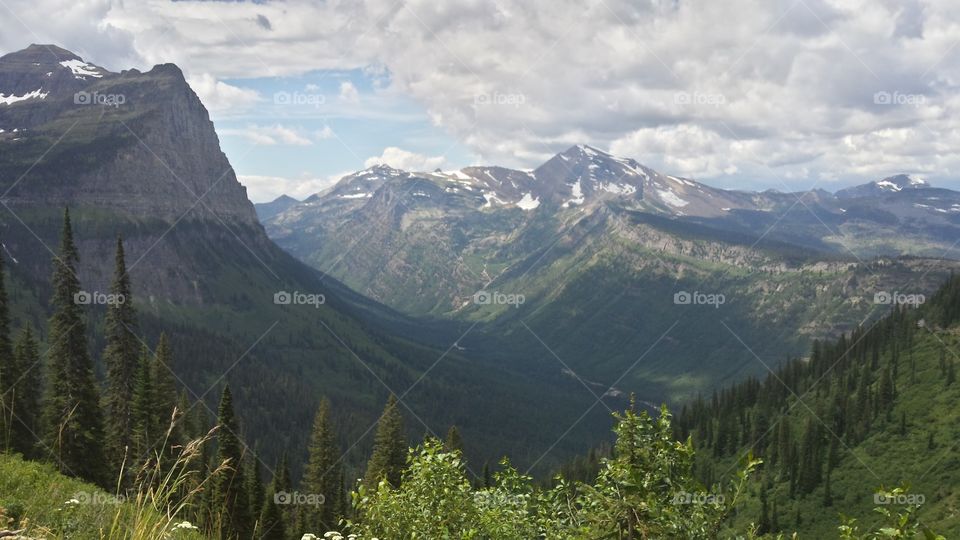 Mountain, No Person, Snow, Travel, Landscape