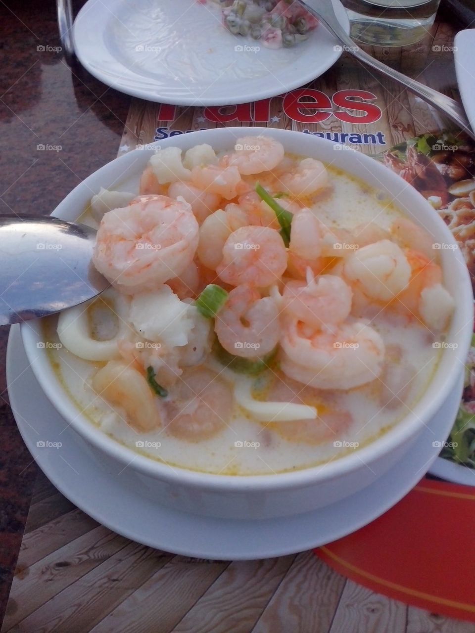 Seafood. Soup