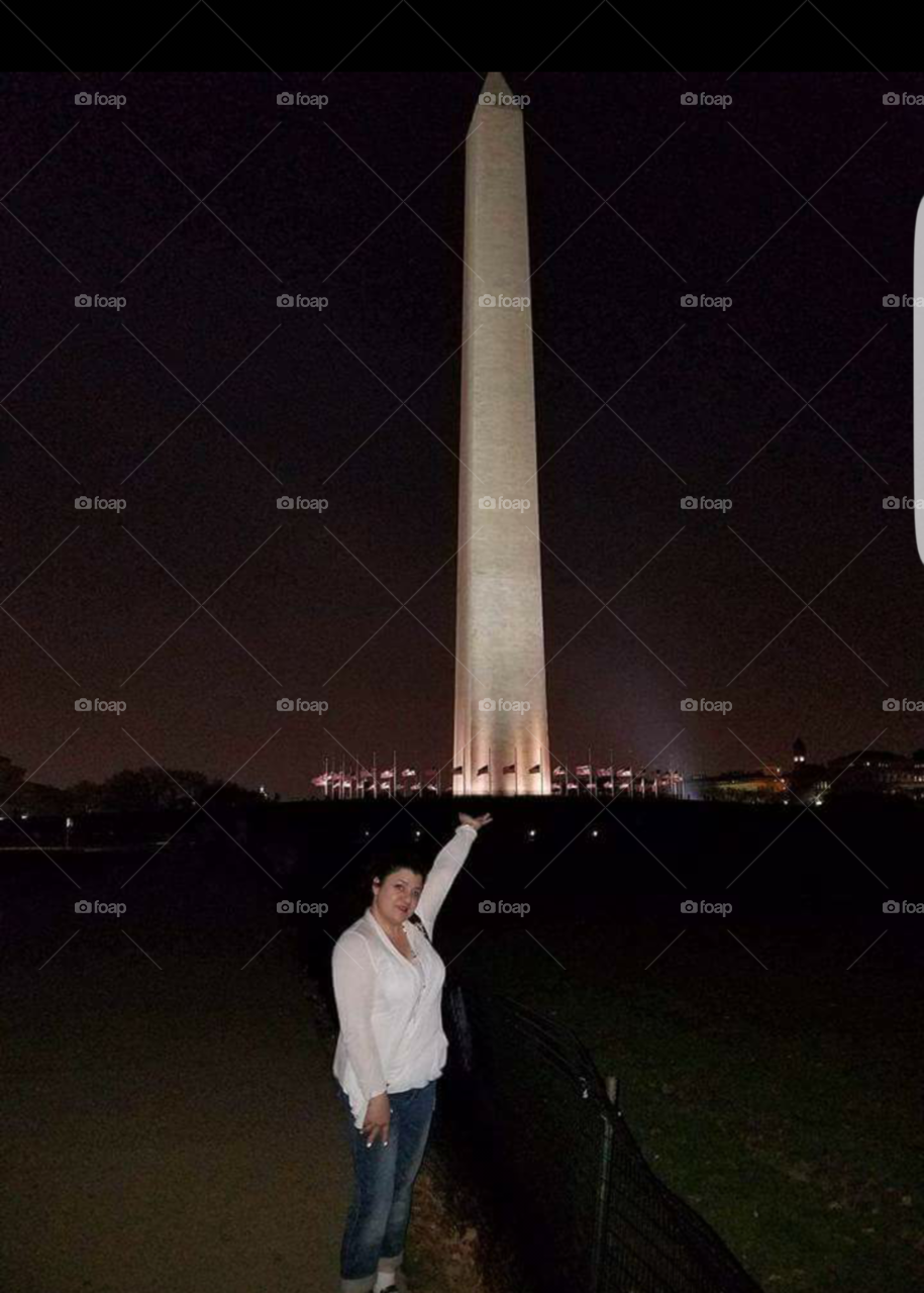 me and the monument