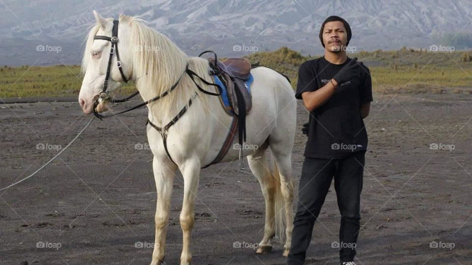 The way to Mount Beomo is by horse