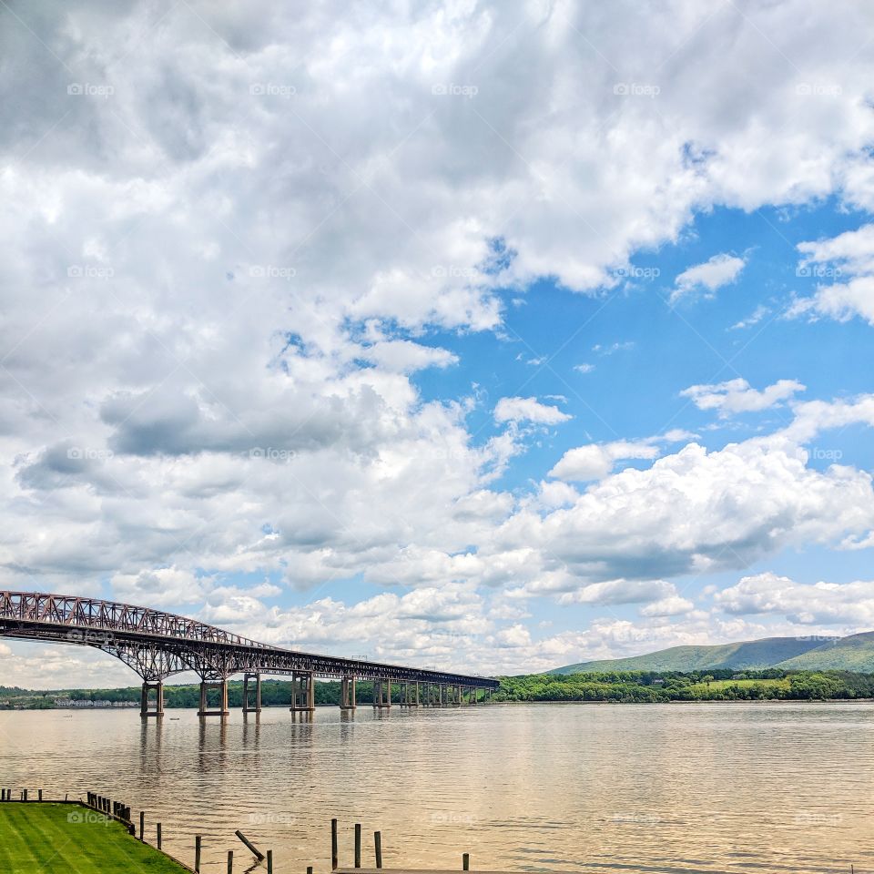 Hudson River + Beacon Bridge on a lovely Monday.
