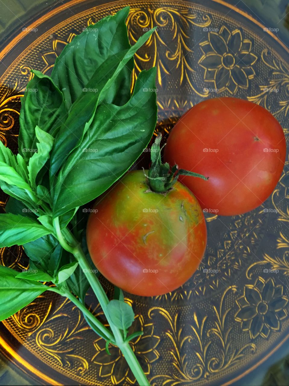 Tomato & Basil homegrown 