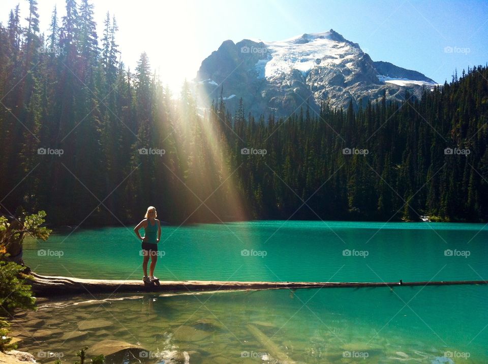 A breathtaking hike to the Middle Lake at Joffre Lakes Provincial Park near Pemberton BC. The scenery was stunning... Alpine meadows, mountains, glaciers, Caribbean blue waters all combined with the freshness of early morning Summer sunshine.