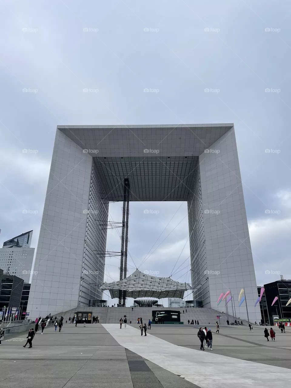 Arc building In La Defense Paris 
