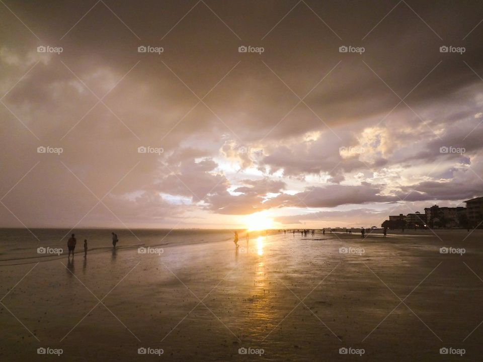 Sundown at Fort Myers Beach