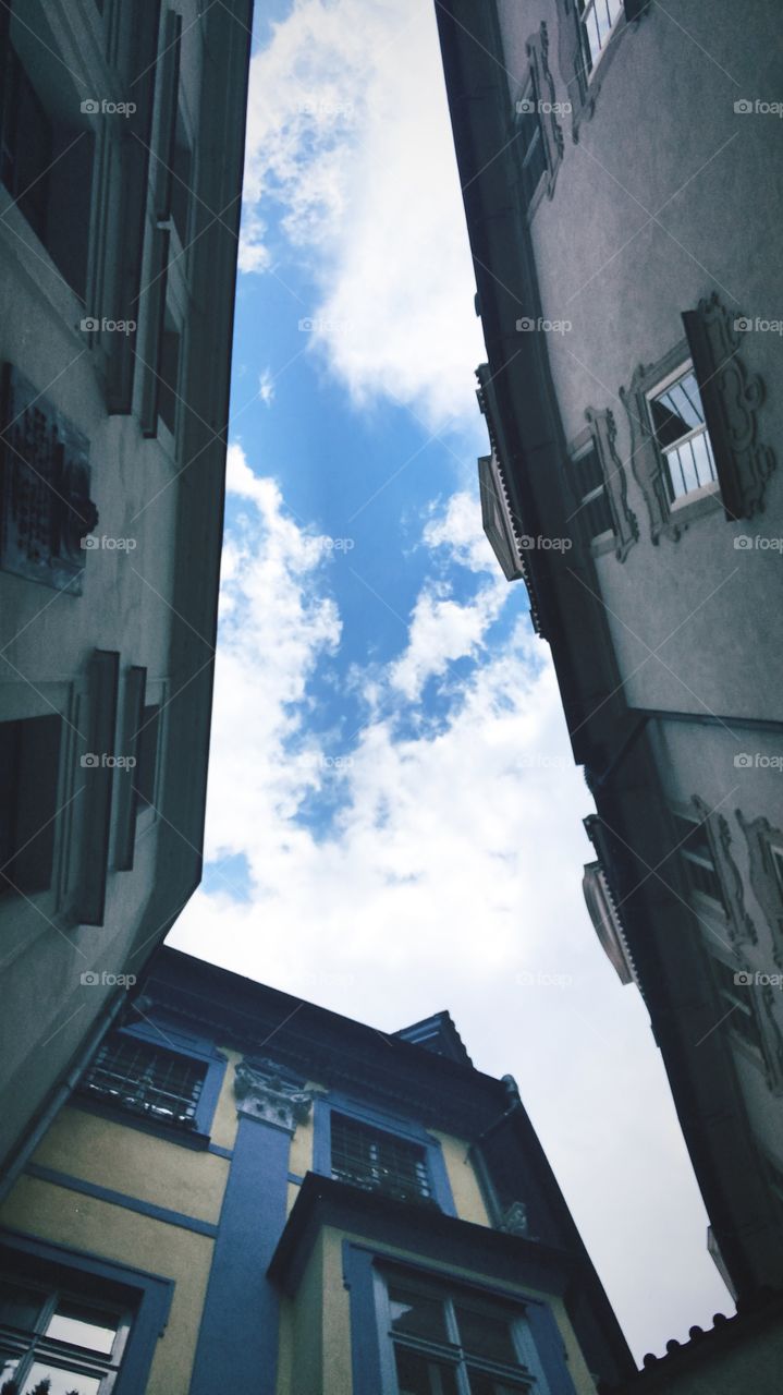 Triangle from buildings 