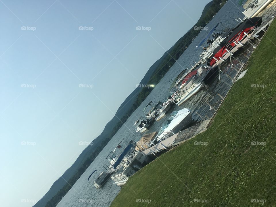 Boats  in  the lake