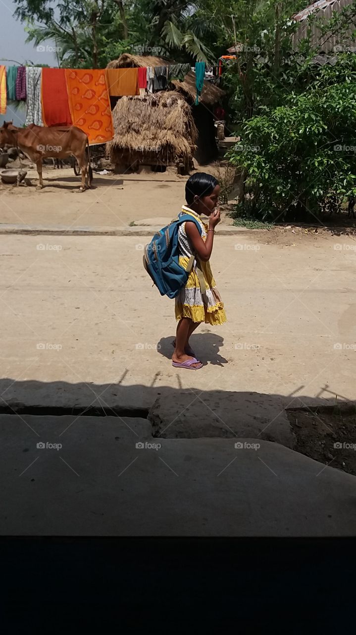 village school girl